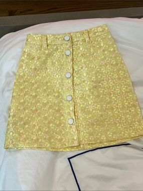 STAUD Vallis Skirt in Sun Bleached Floral Size 0. New With Tags